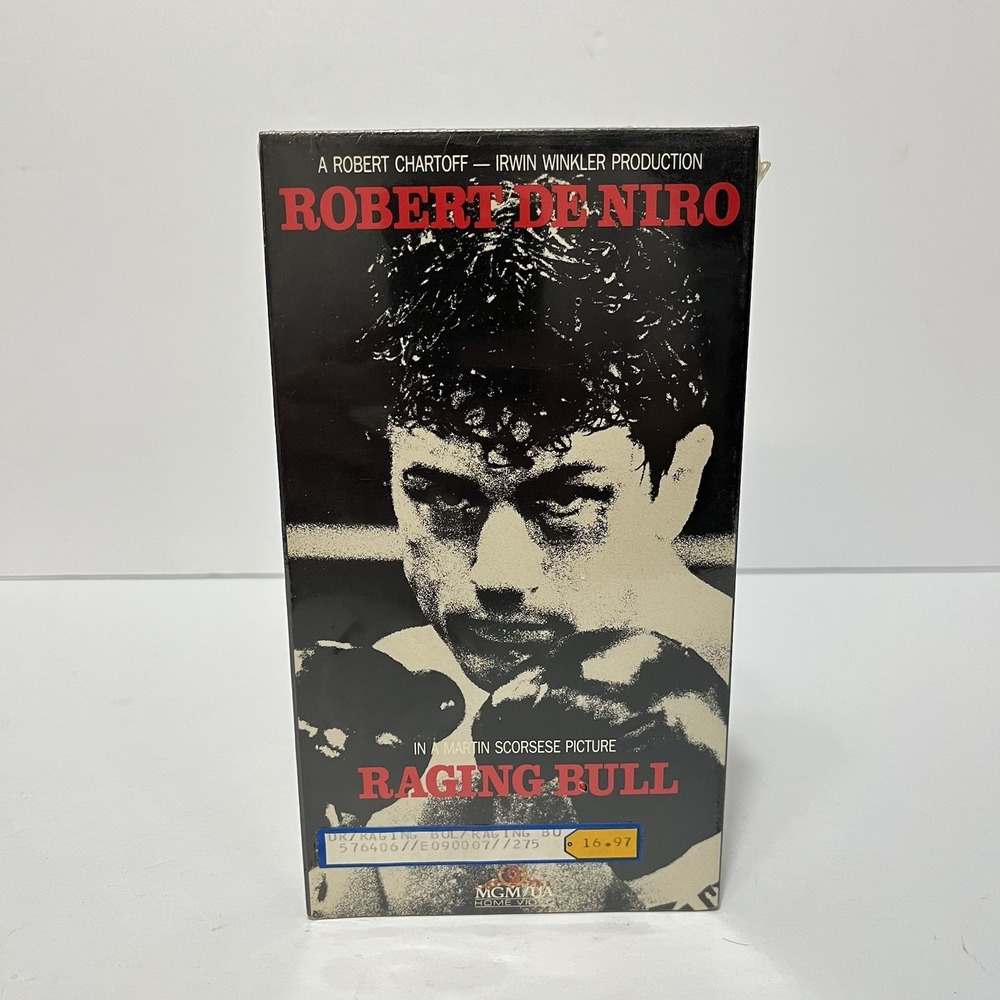 RAGING BULL DE NIRO FACTORY SEALED NEW VHS CULT CLASSIC RARE SCORSESE
